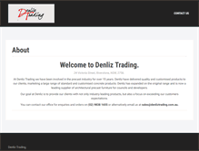 Tablet Screenshot of denliztrading.com.au